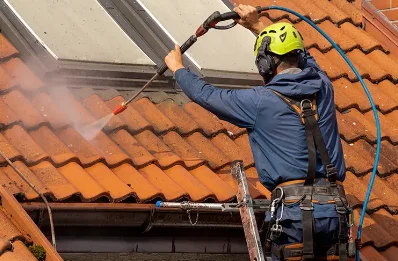 Démoussage et hydrofuge de toiture à Razecueillé